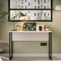 Hanah Home Nor2-W Escritorio de Estudio Blanco
